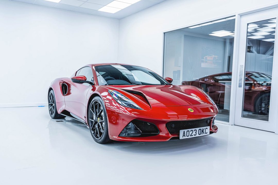 New car detailing with Lotus Emira