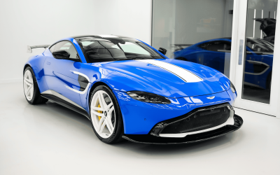 Aston Martin Vantage Colour Change PPF: From China Grey to Cobalt Blue